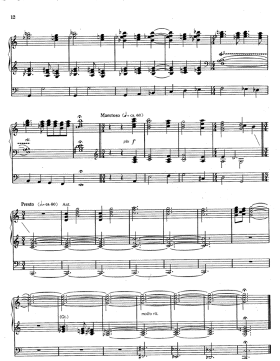 Fanfare for Reformation Organ scores gallery preview page 4