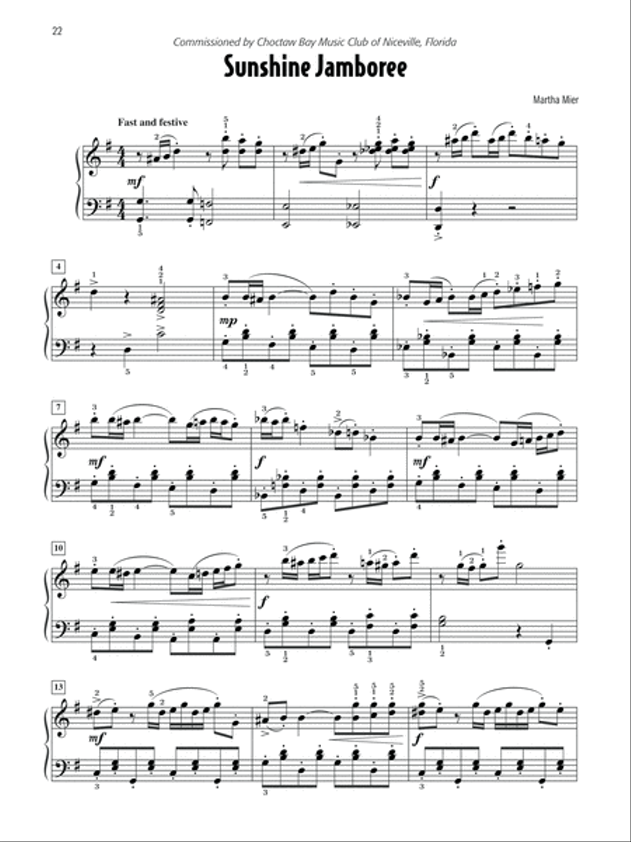 Martha Mier's Favorite Solos, Book 3 Piano Solo scores gallery preview page 5