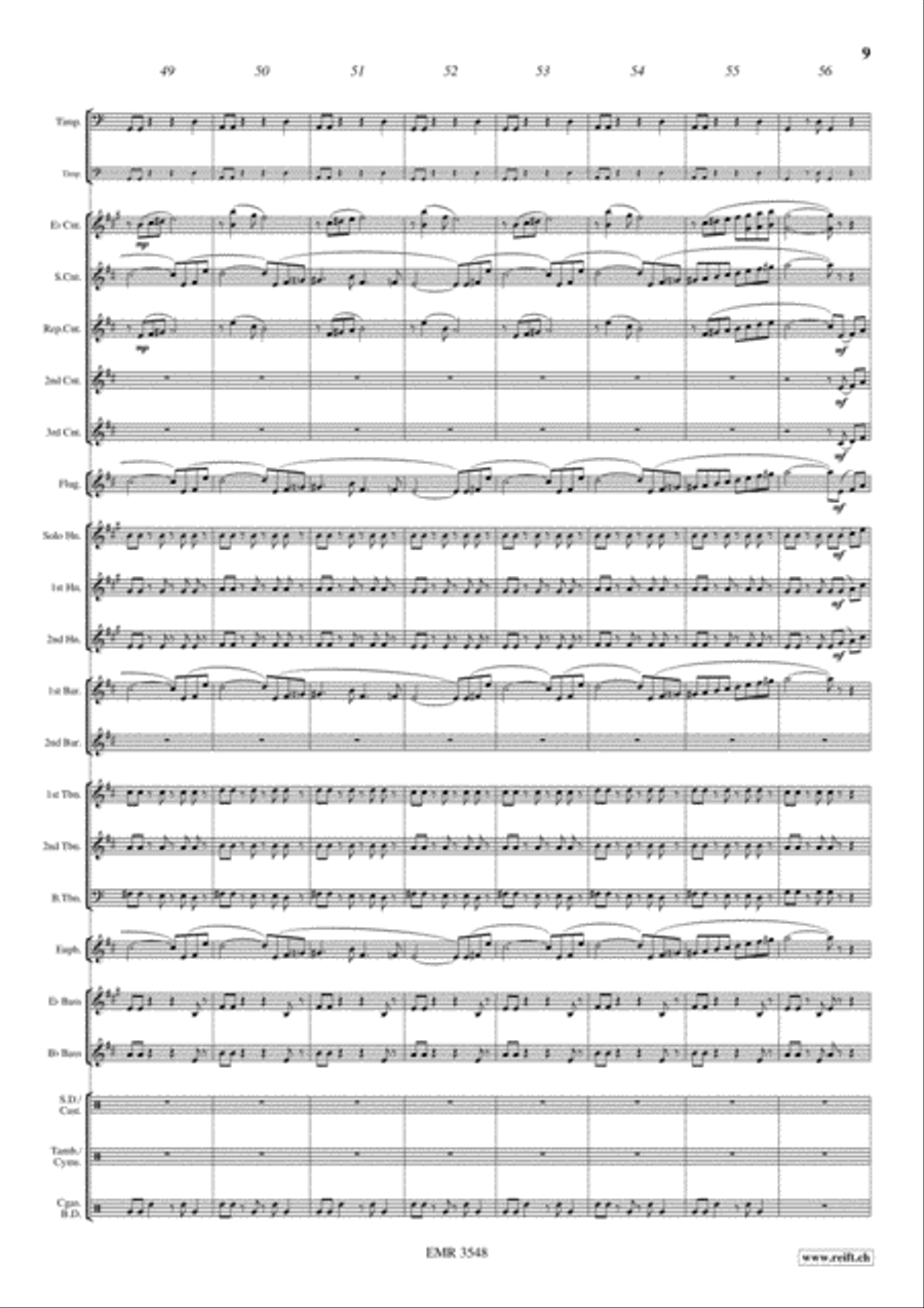 Timpanissimo Brass Band scores gallery preview page 10