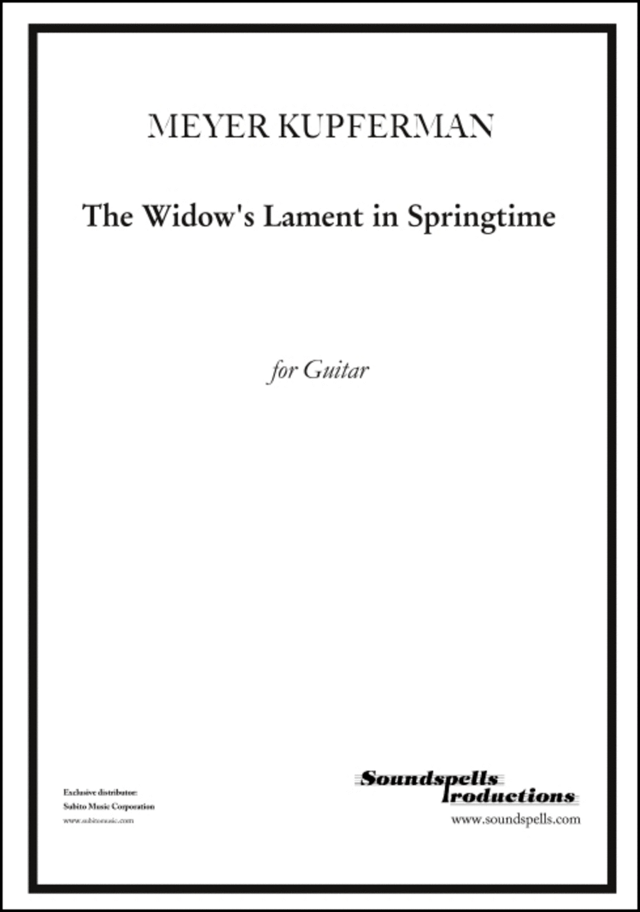 The Widow's Lament in Springtime Guitar Solo scores gallery preview page 1