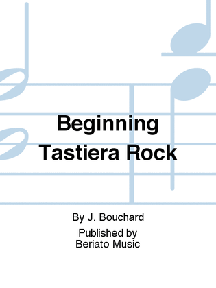 Book cover for Beginning Tastiera Rock
