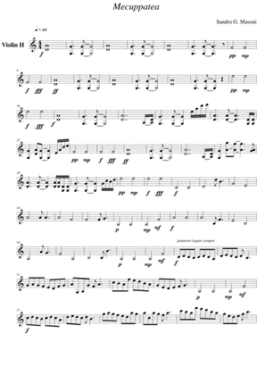 Mecuppatea (Violin II part)