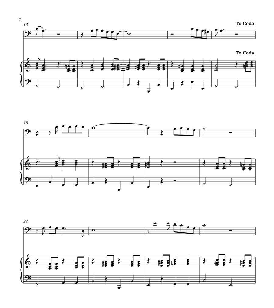 California Dreamin' Easy Piano scores gallery preview page 2