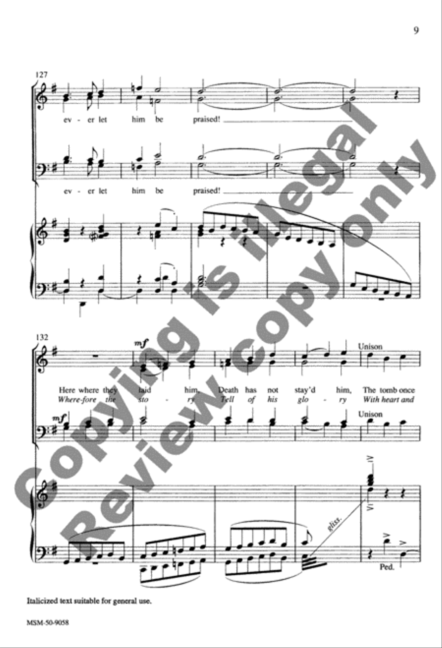 In Thee Is Gladness 4-Part scores gallery preview page 22