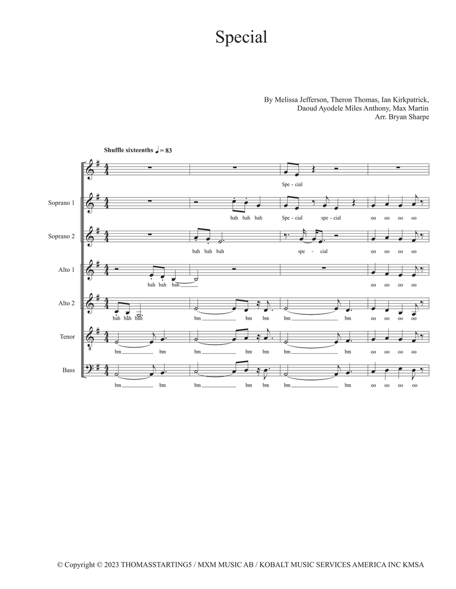 Special Special Divisi scores gallery preview page 1