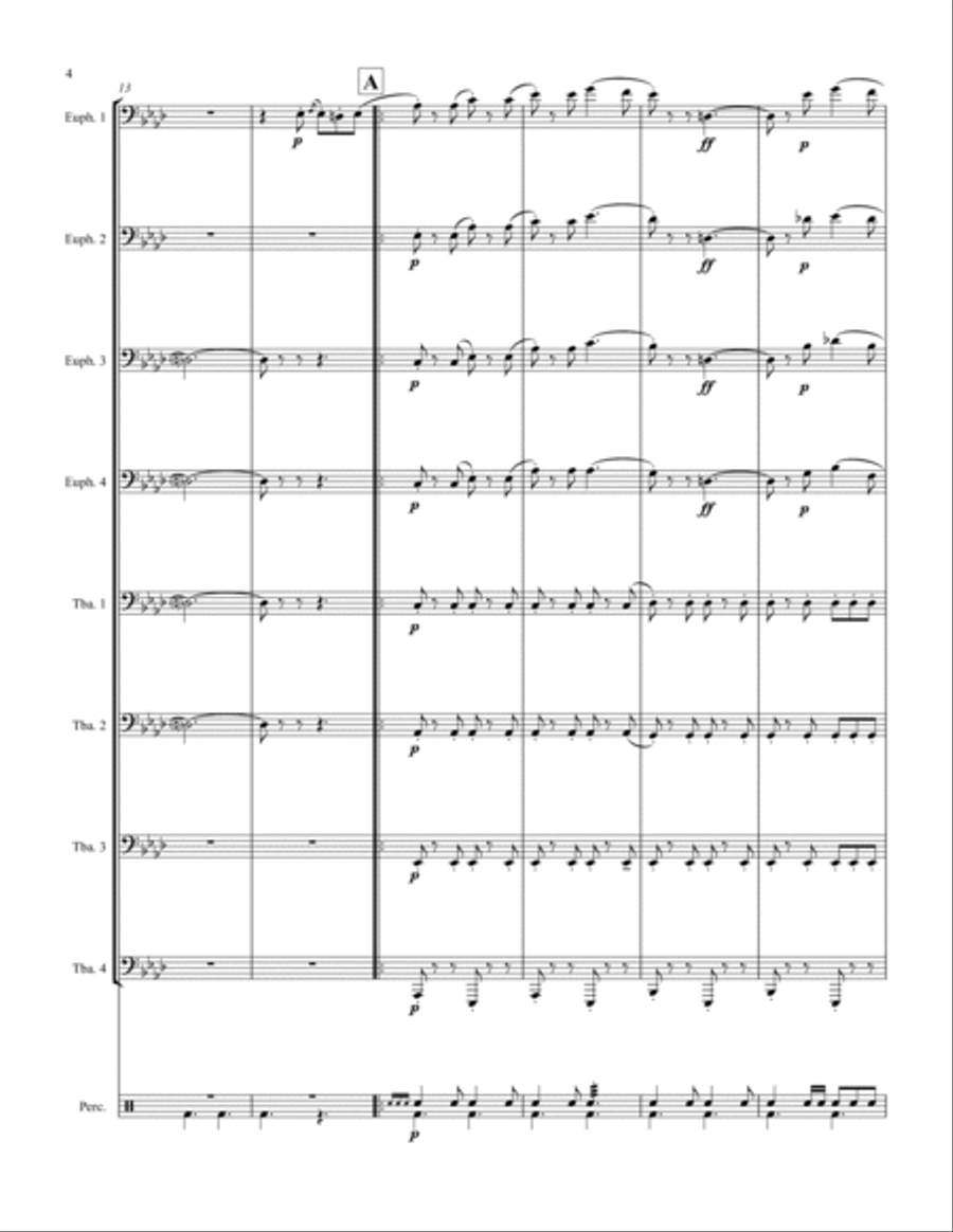 The Padstow Lifeboat Large Ensemble scores gallery preview page 4