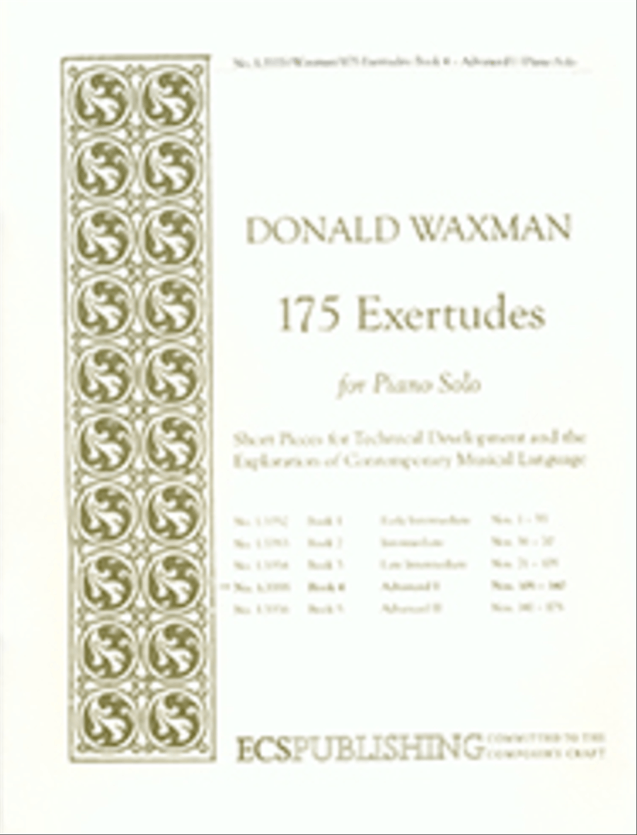 175 Exertudes, Book 4: Advanced I Piano Method scores gallery preview page 1