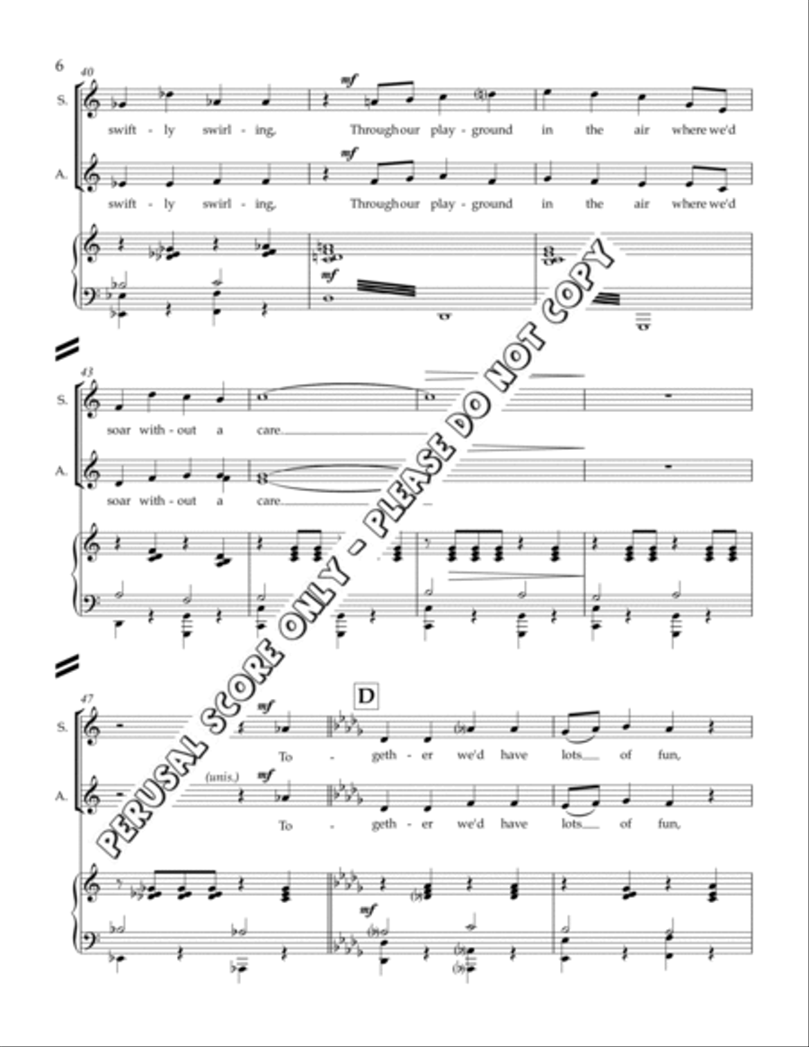 Butterfly Dreams Butterfly Dreams 4-Part scores gallery preview page 6