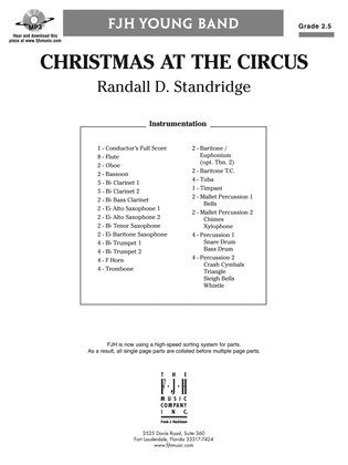 Christmas at the Circus: Score