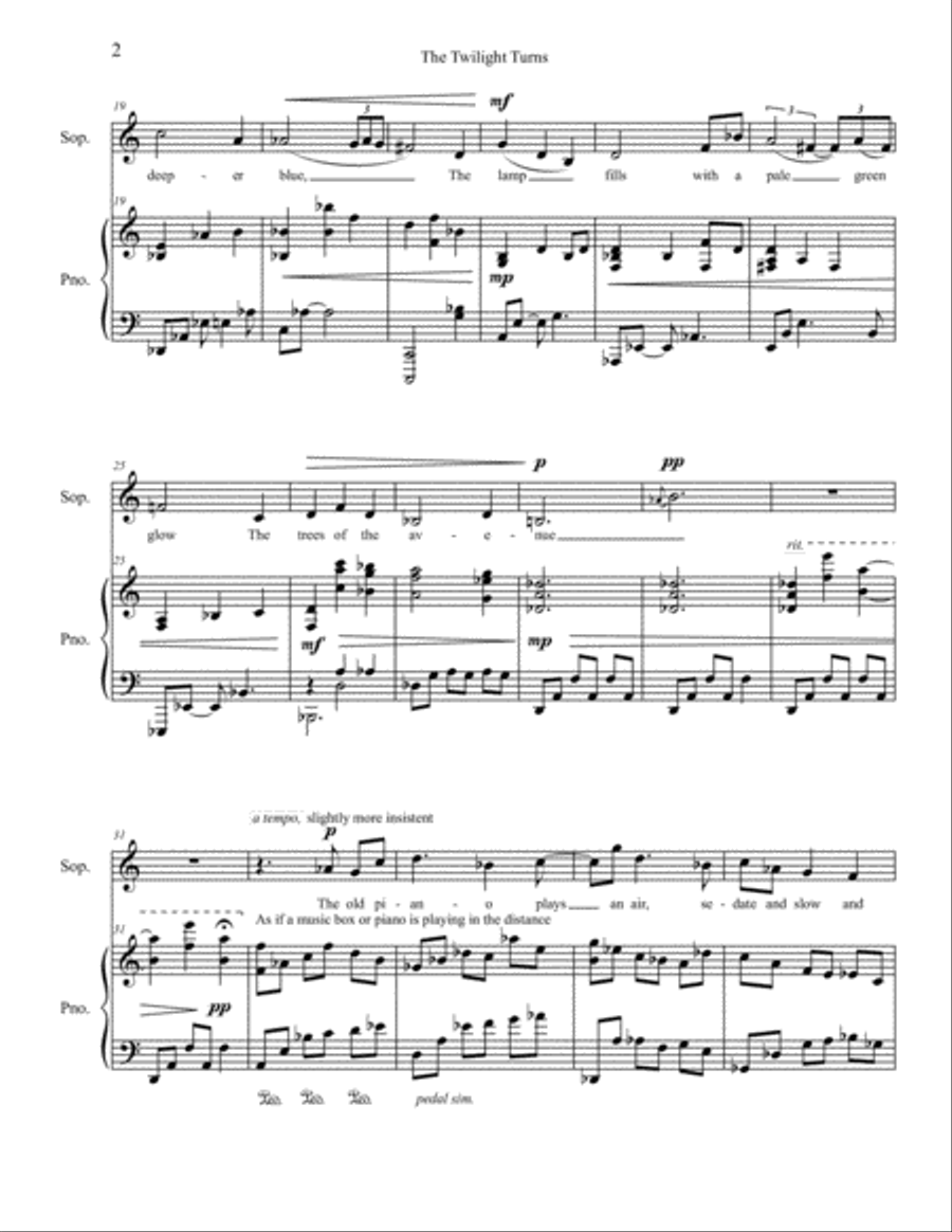 O Lonely Watcher of the Skies Soprano Voice scores gallery preview page 3