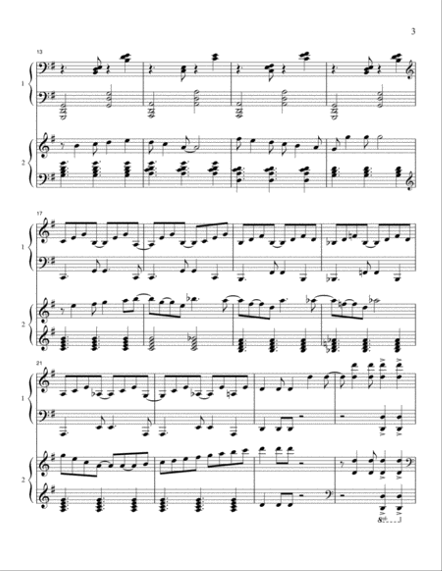 Chips and Salsa - Two Pianos 2 Pianos, 4-Hands scores gallery preview page 2