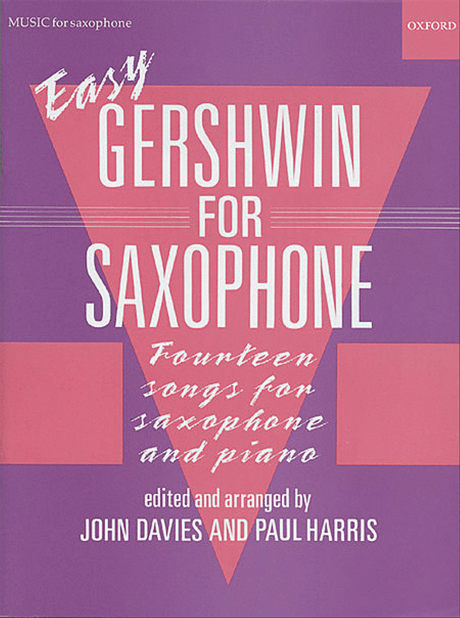 Easy Gershwin for Saxophone Piano Accompaniment scores gallery preview page 1
