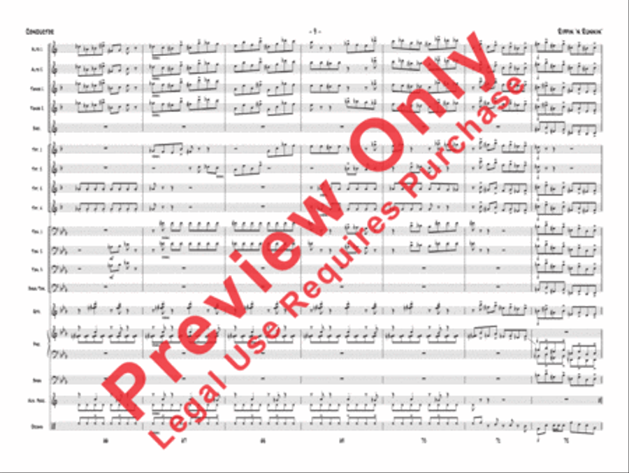 Rippin' 'n Runnin' Jazz Ensemble scores gallery preview page 10