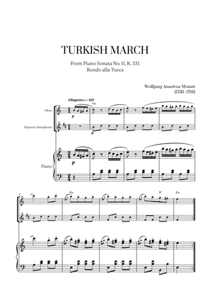 W. A. Mozart - Turkish March (Alla Turca) (for Oboe and Soprano Saxophone)