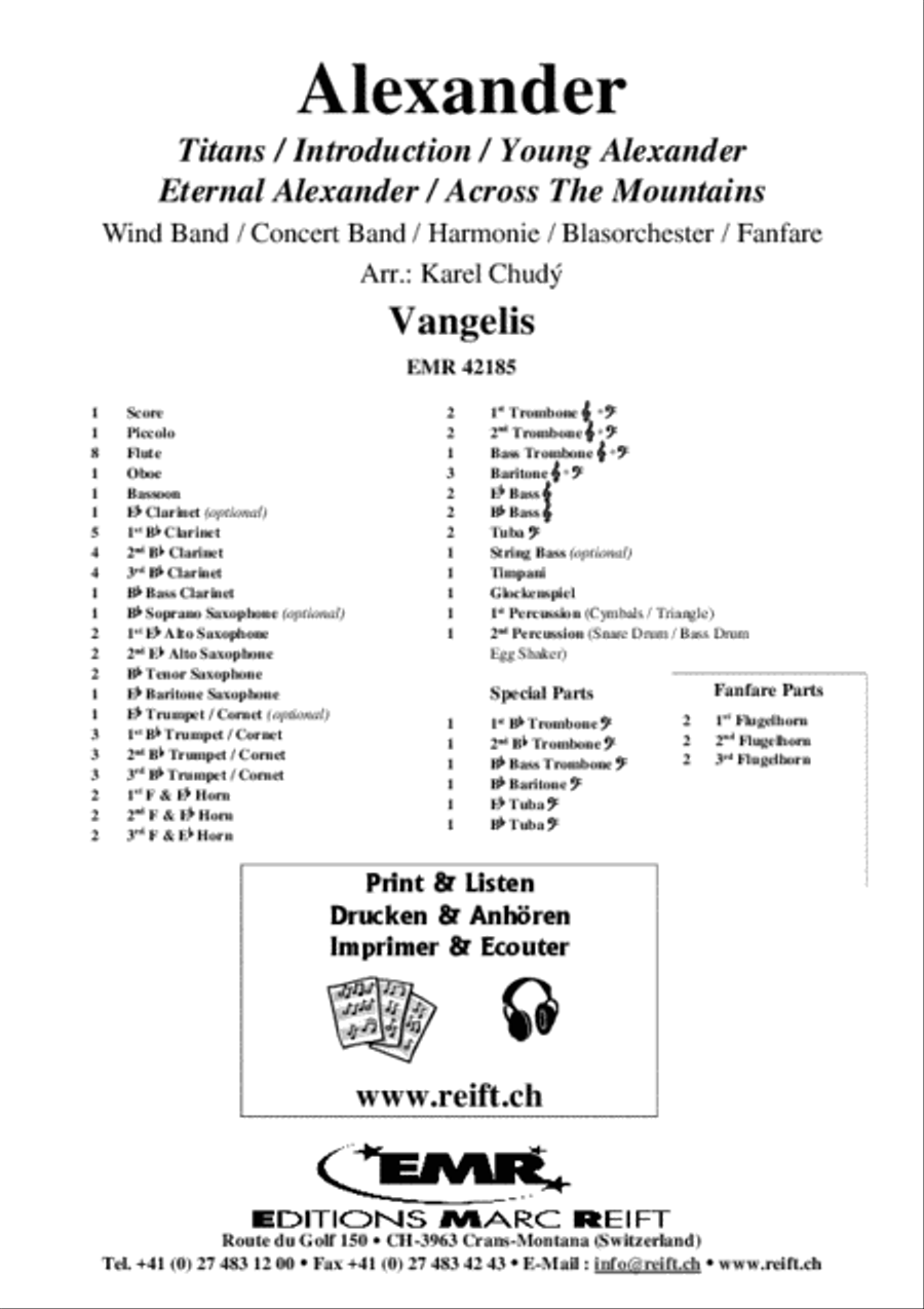 Alexander Concert Band scores gallery preview page 2