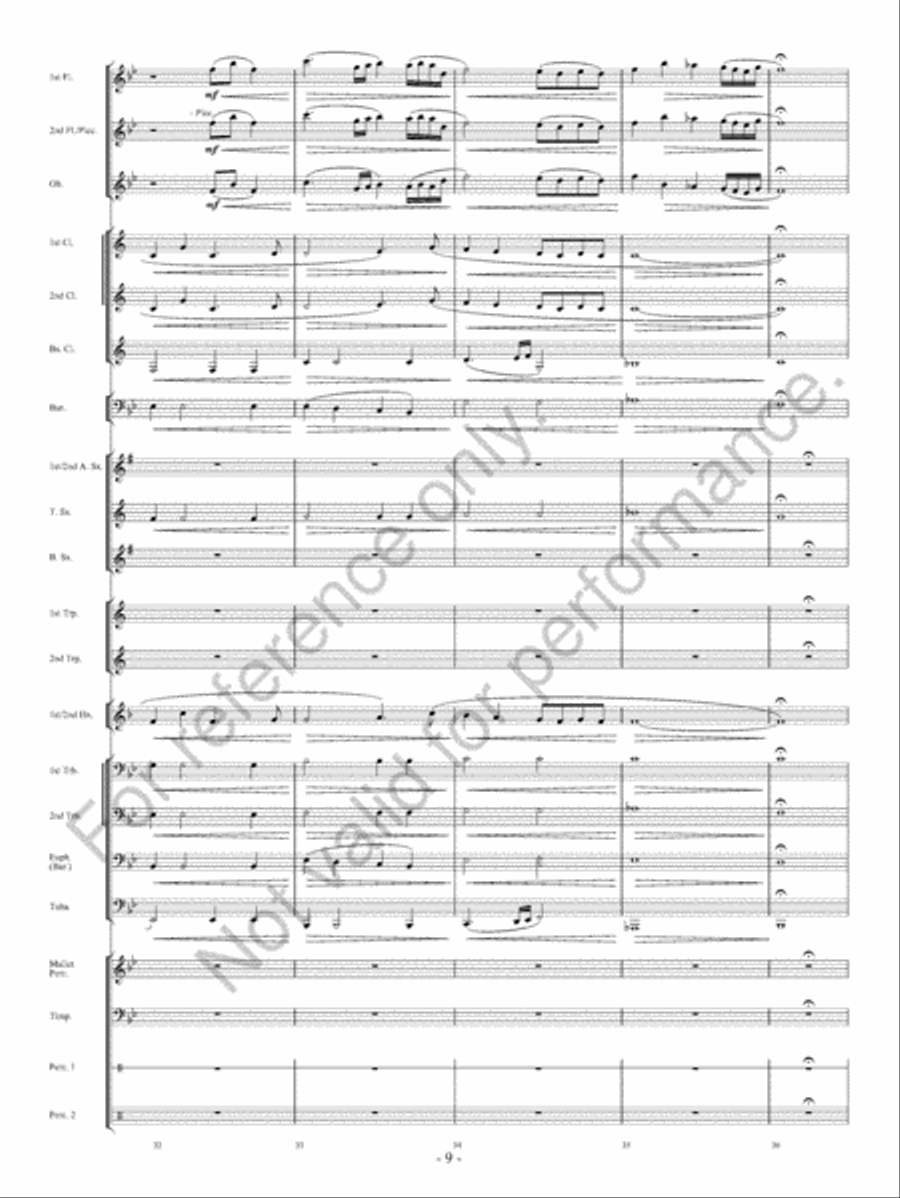 Of Heroes And Demons Concert Band scores gallery preview page 10