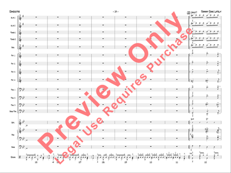 Johnny Come Lately Jazz Ensemble scores gallery preview page 17