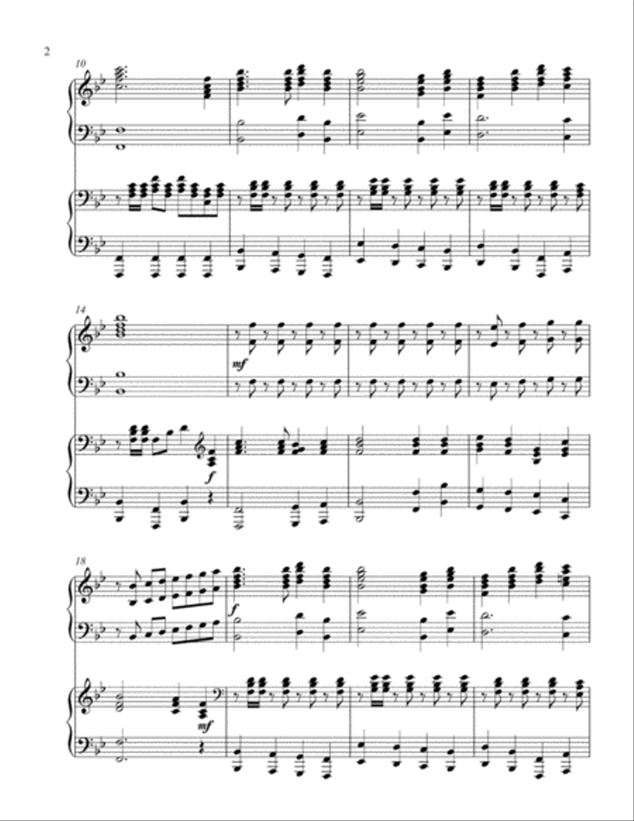 Standing Firm (2 piano duet) 2 Pianos, 4-Hands scores gallery preview page 3