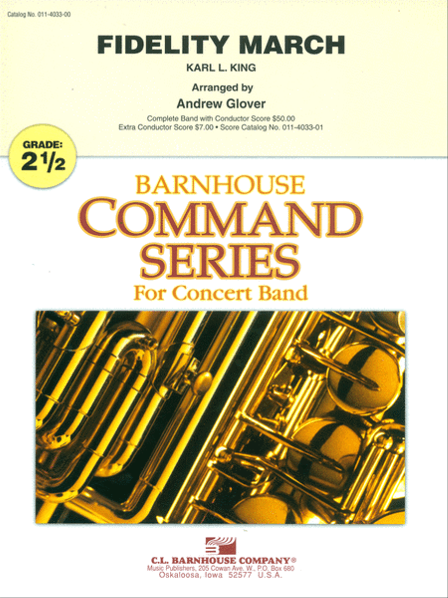 Fidelity Concert Band scores gallery preview page 1