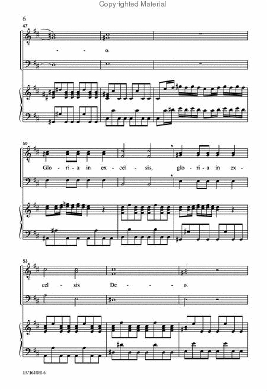 Gloria in Excelsis Deo TTB scores gallery preview page 7