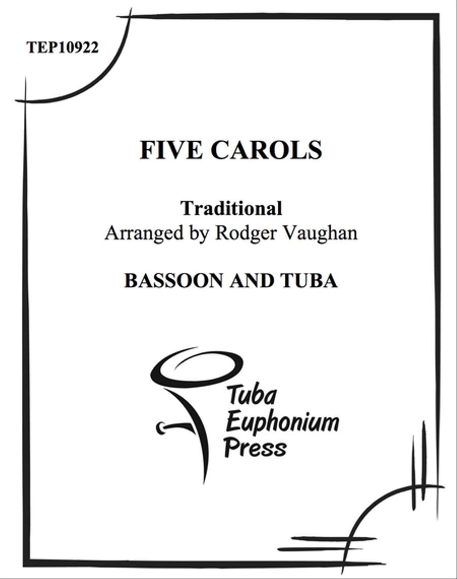 Five Carols Bassoon scores gallery preview page 1
