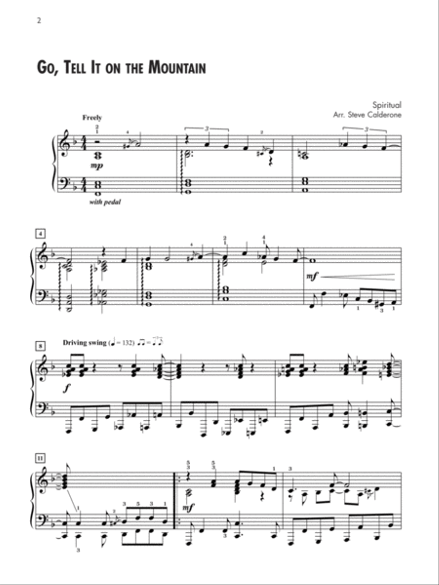 Jazz Performer -- A Cool Christmas Piano Solo scores gallery preview page 3