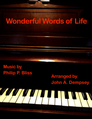 Wonderful Words of Life (Intermediate Piano Solo)