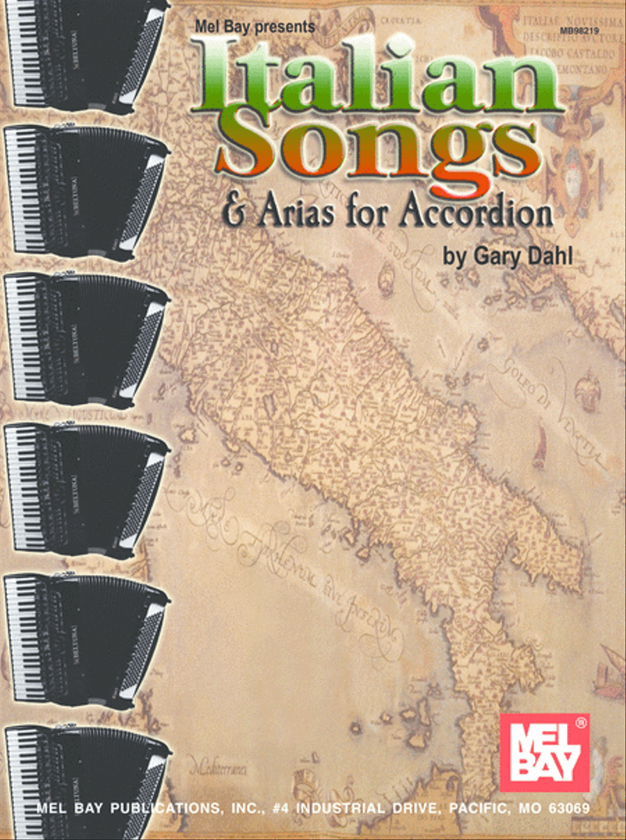 Italian Songs & Arias for Accordion Accordion scores gallery preview page 1