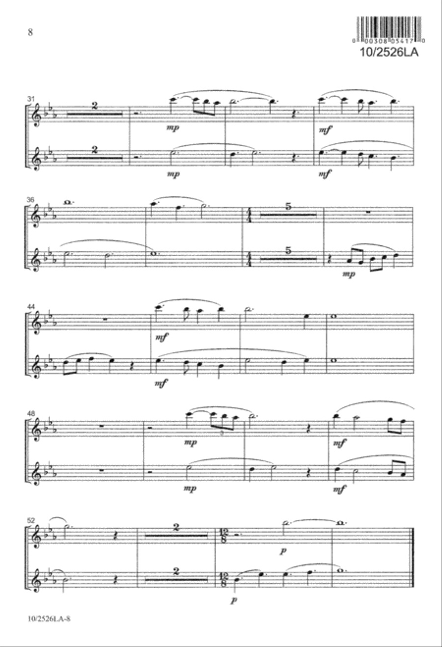 'Tis Finished, the Messiah Dies 3-Part scores gallery preview page 8