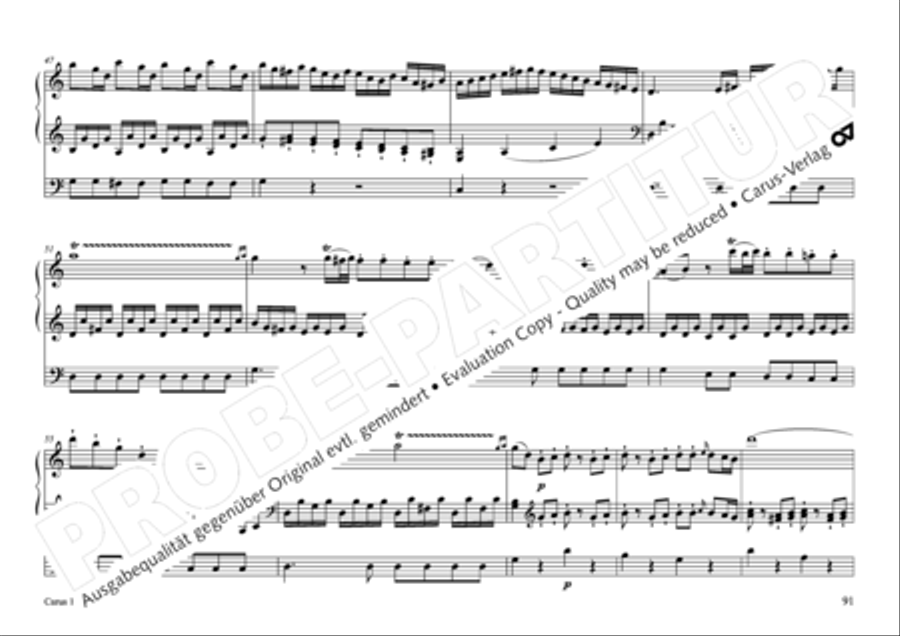 17 Church sonatas Organ Solo scores gallery preview page 92