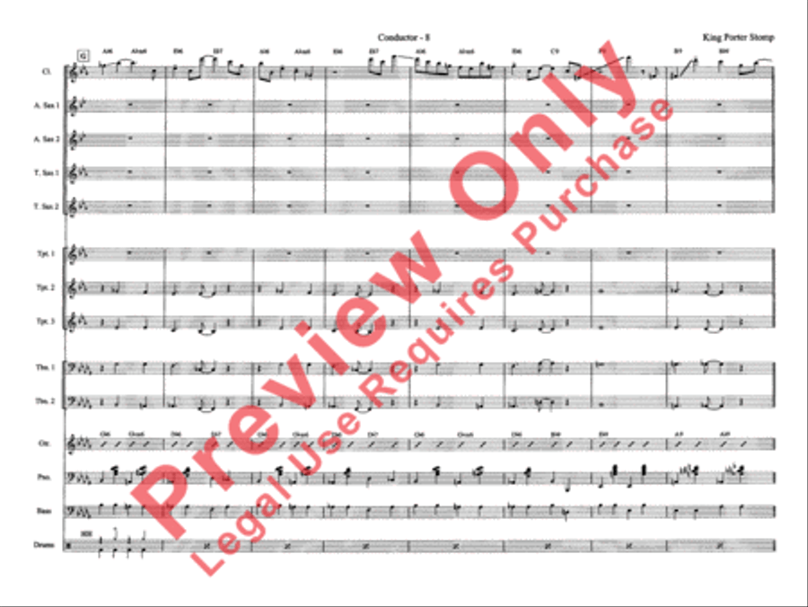 King Porter Stomp Jazz Ensemble scores gallery preview page 16