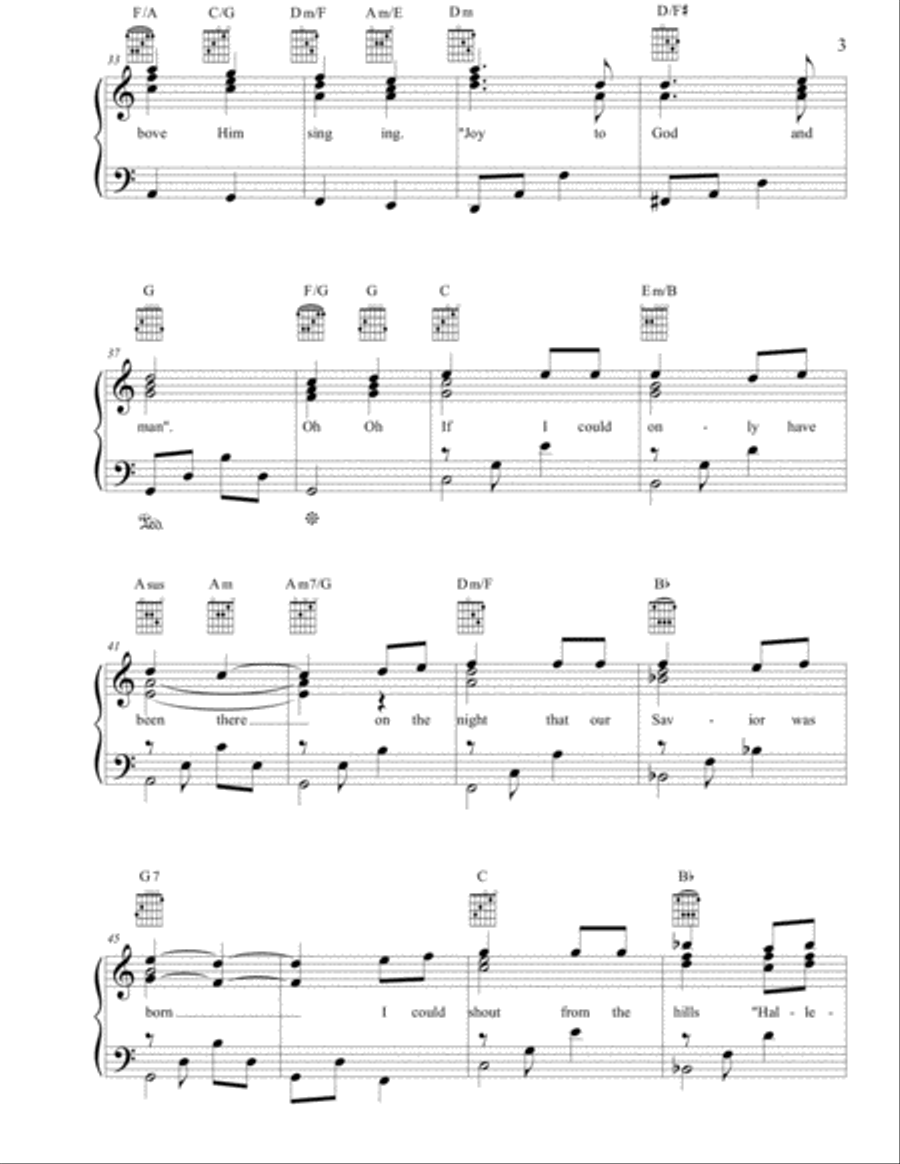 If I Could Only Have Been There Voice scores gallery preview page 3