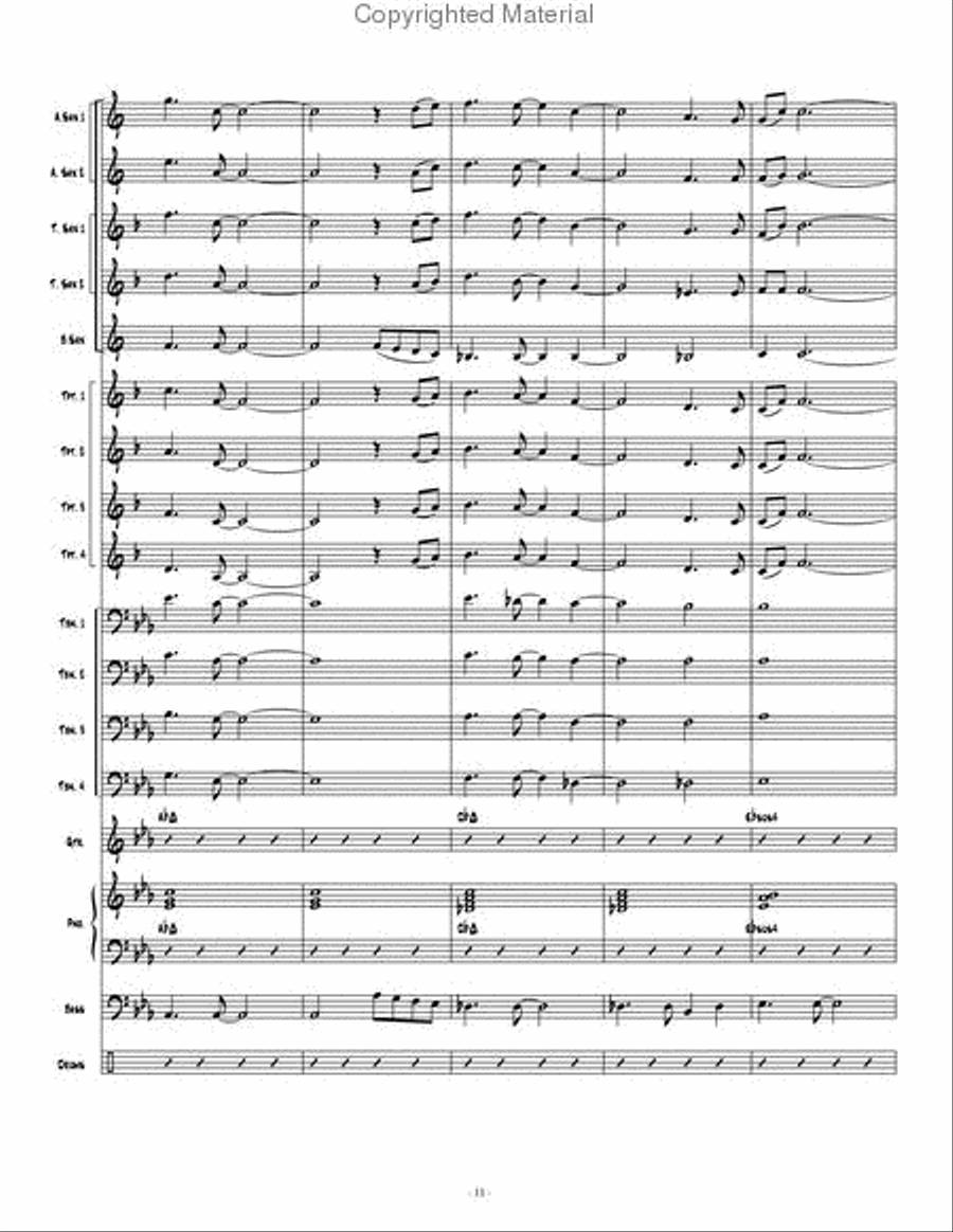 City Lights City Lights Jazz Ensemble scores gallery preview page 12