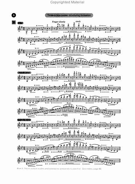 Scales -- Scales and Scale Studies for the Violin