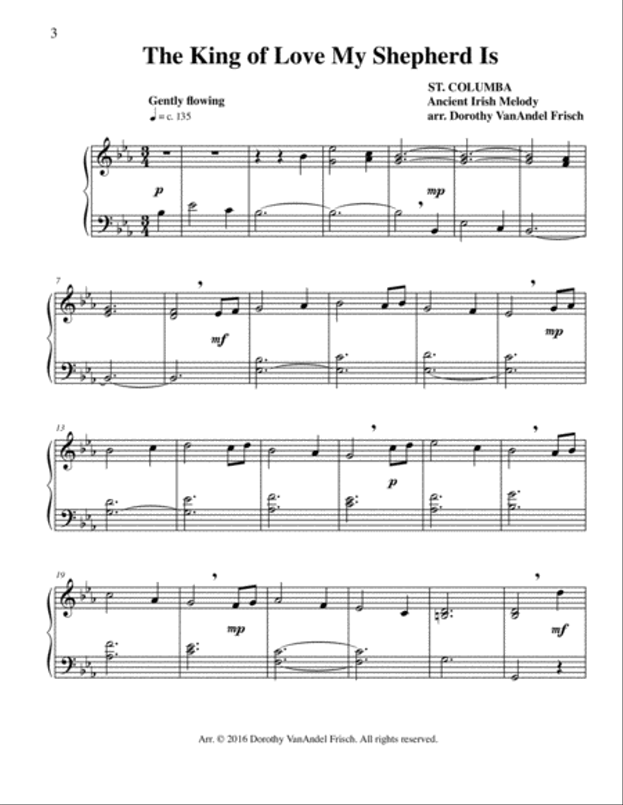 Five Easy Communion Pieces for Piano Piano Solo scores gallery preview page 4