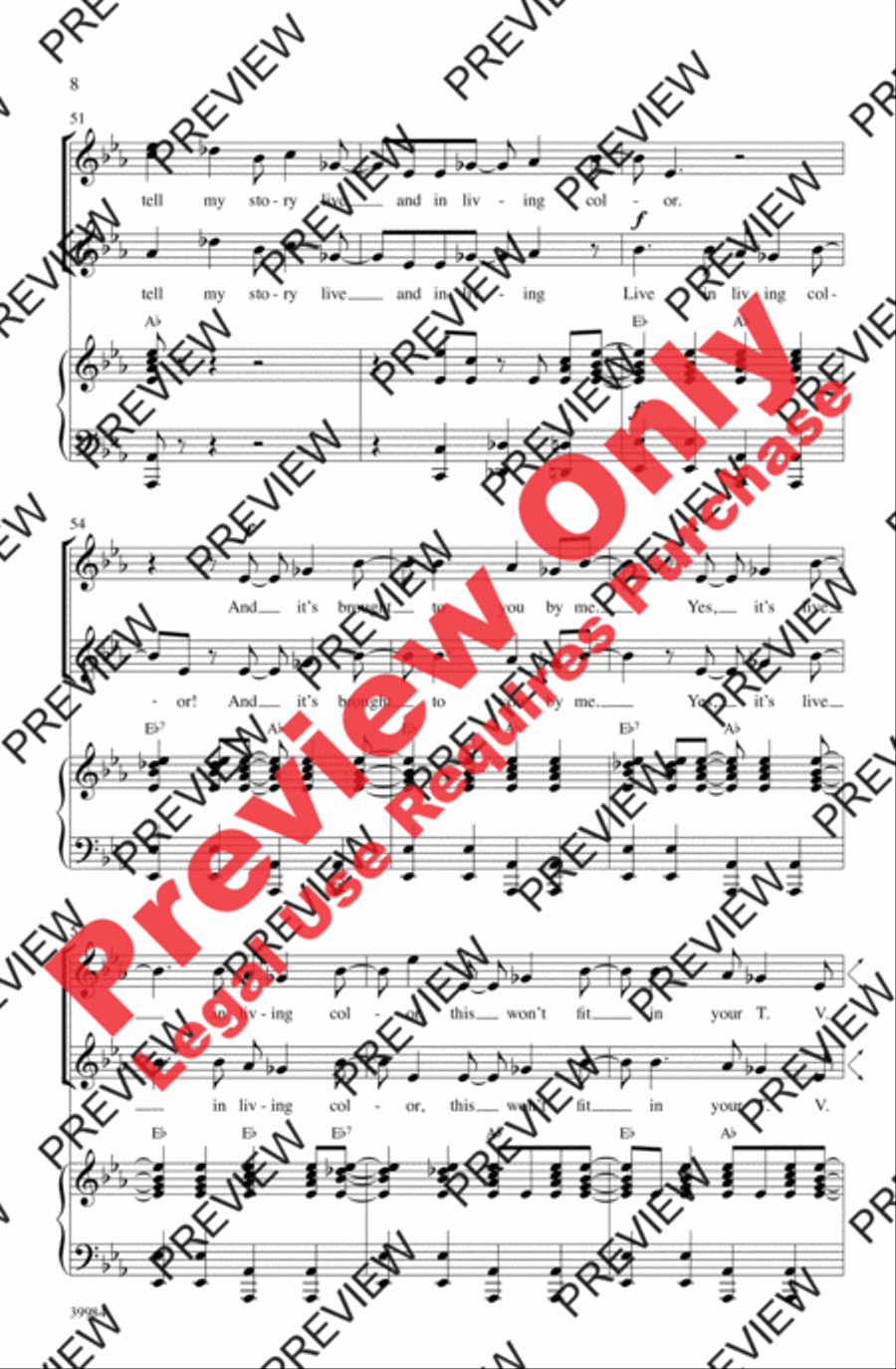 Live in Living Color Live in Living Color Women's Choir scores gallery preview page 8
