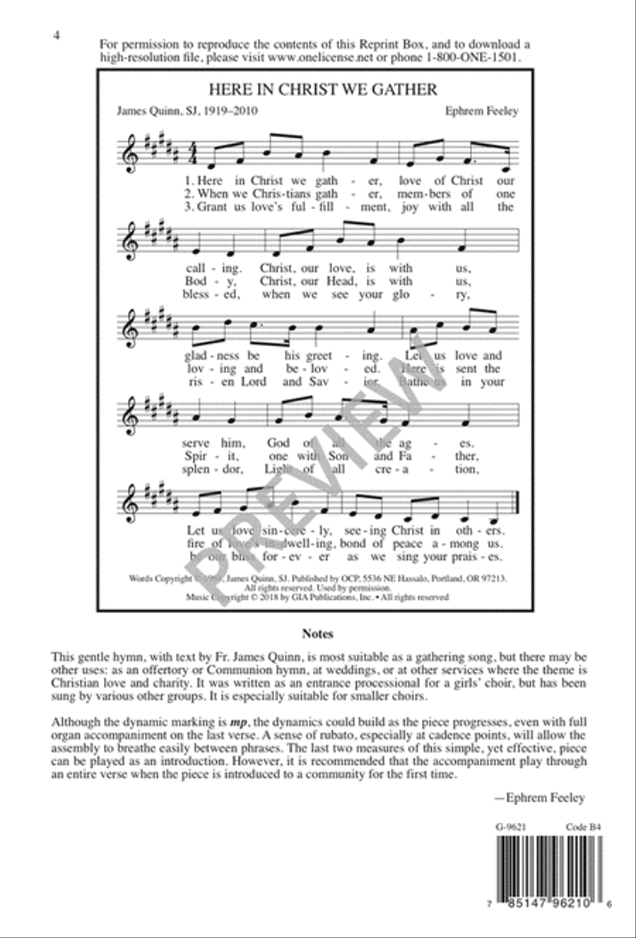 Here in Christ We Gather Here in Christ We Gather Unison Choir scores gallery preview page 5