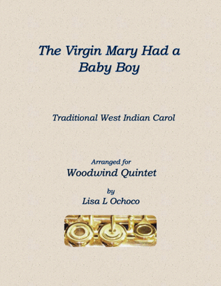 Book cover for The Virgin Mary Had a Baby Boy for Woodwind Quintet