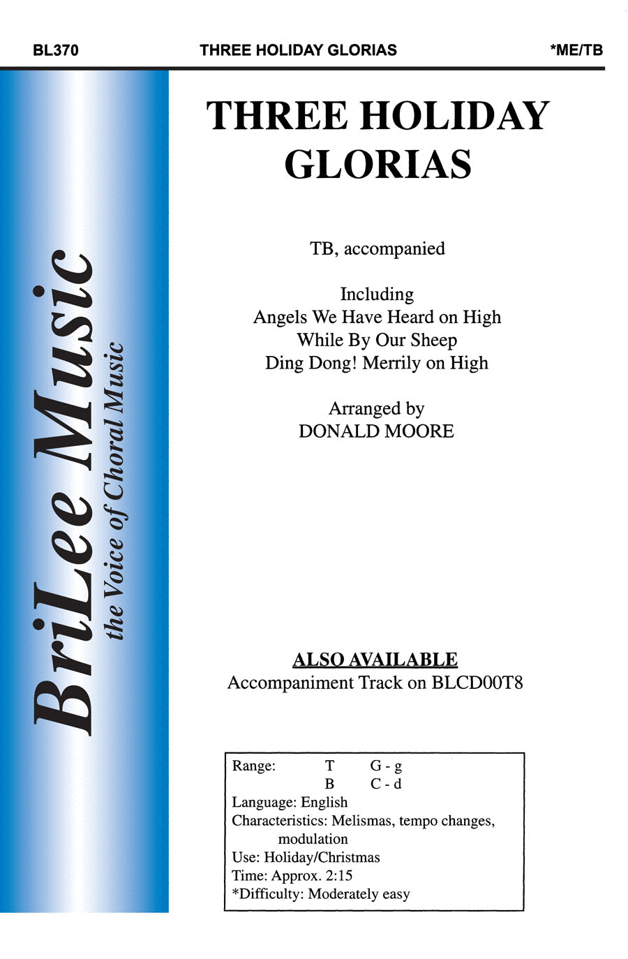 Three Holiday Glorias TB scores gallery preview page 1