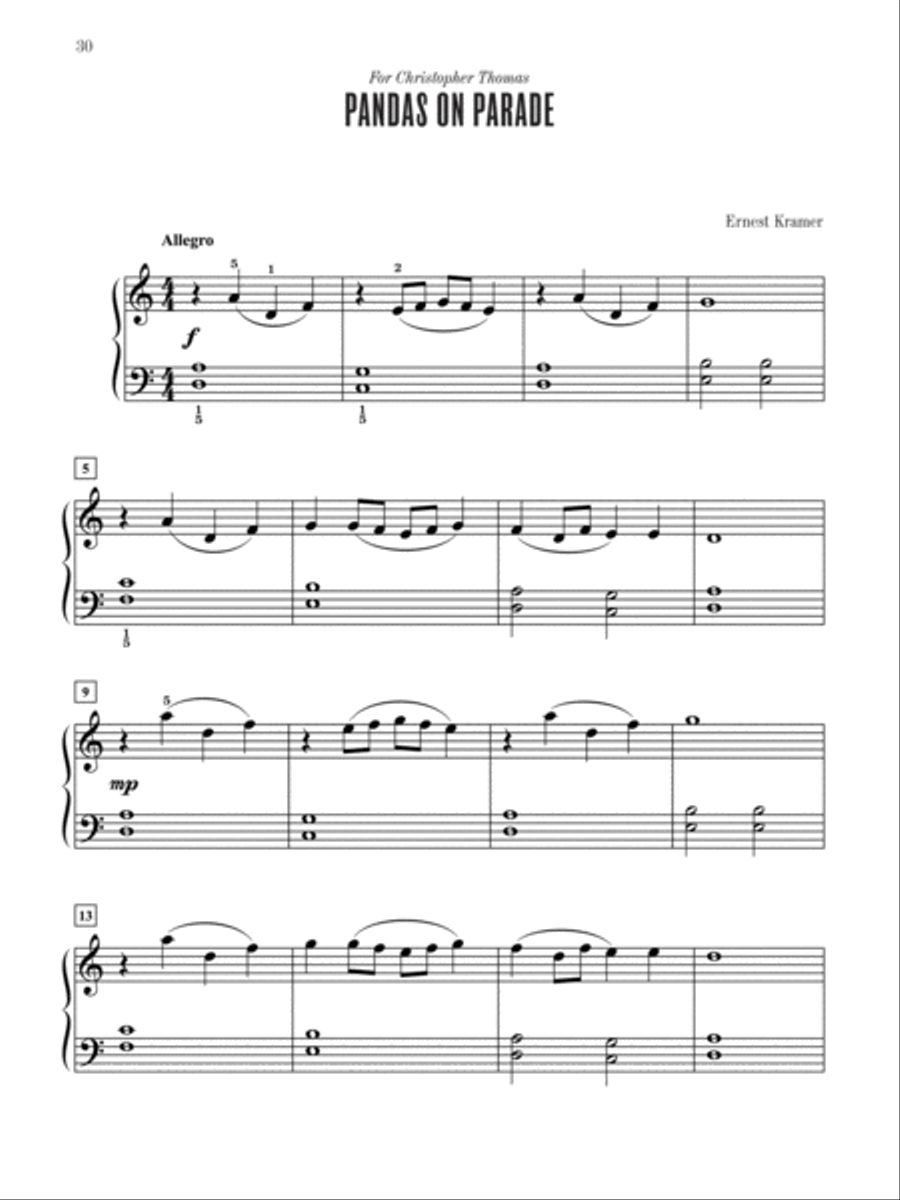 Myklas Contest Winners, Book 1 Easy Piano scores gallery preview page 5