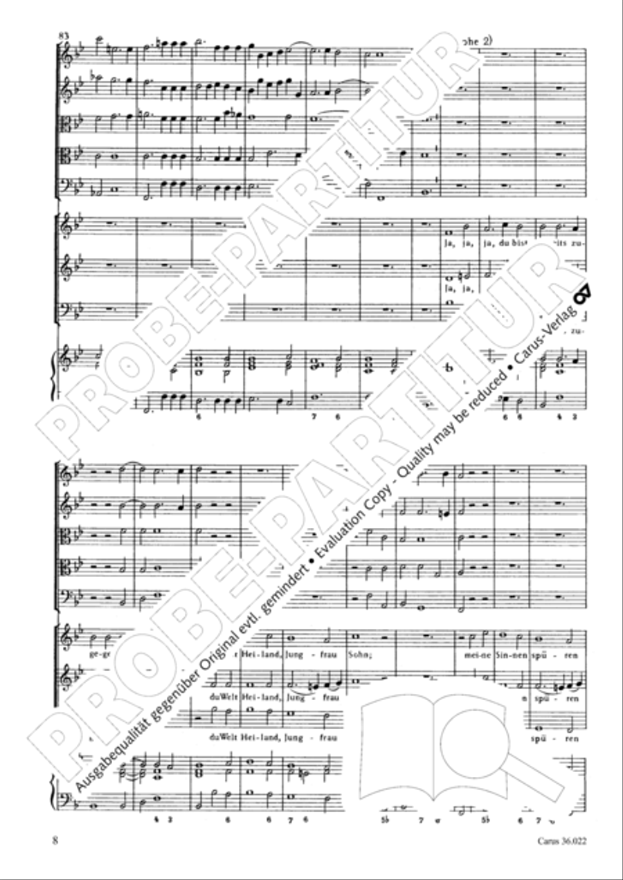 Kommst du, Licht der Heiden Choir scores gallery preview page 9
