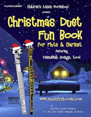 Book cover for Christmas Duet Fun Book for Flute and Clarinet