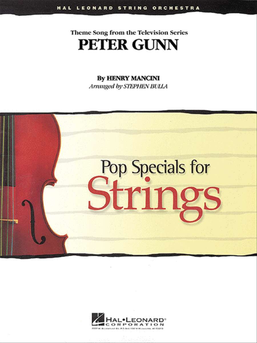 Peter Gunn Peter Gunn String Orchestra scores gallery preview page 1