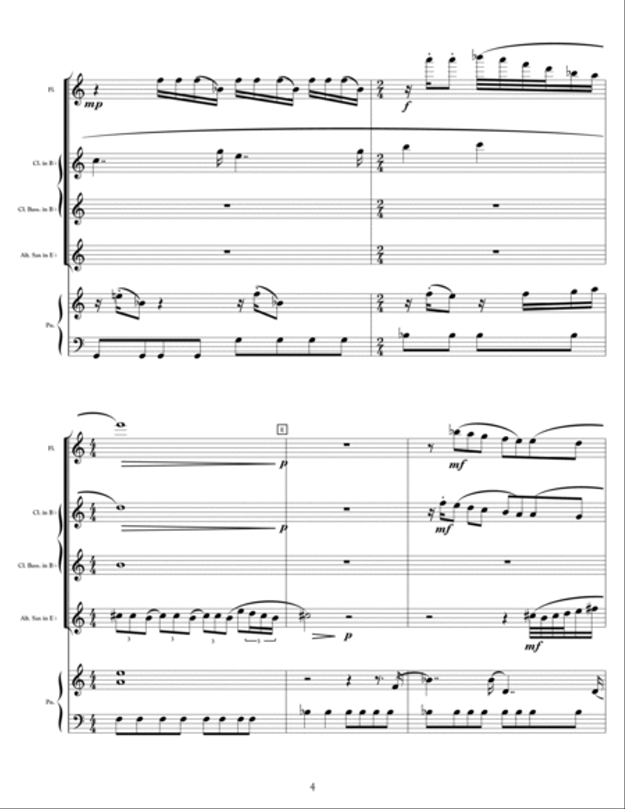 Prelude to a Kiss and a Dance Small Ensemble scores gallery preview page 5