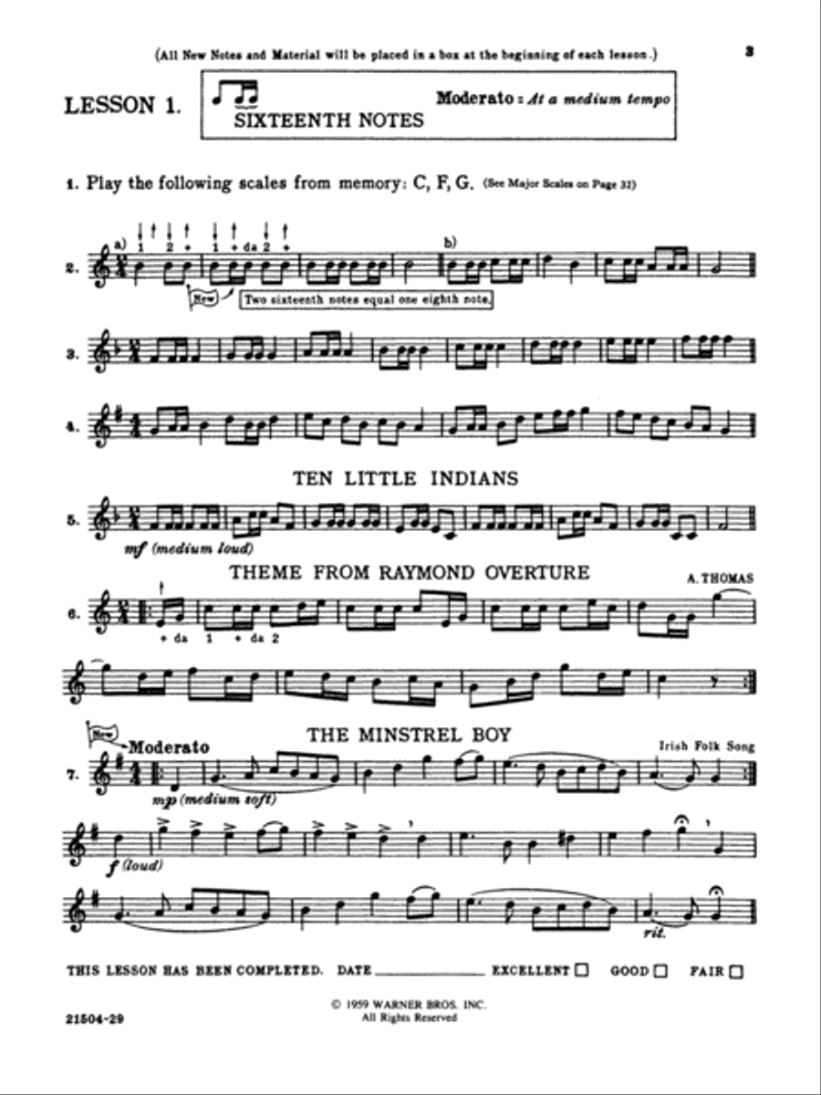 Breeze-Easy Method for Saxophone, Book 2 Saxophone scores gallery preview page 2