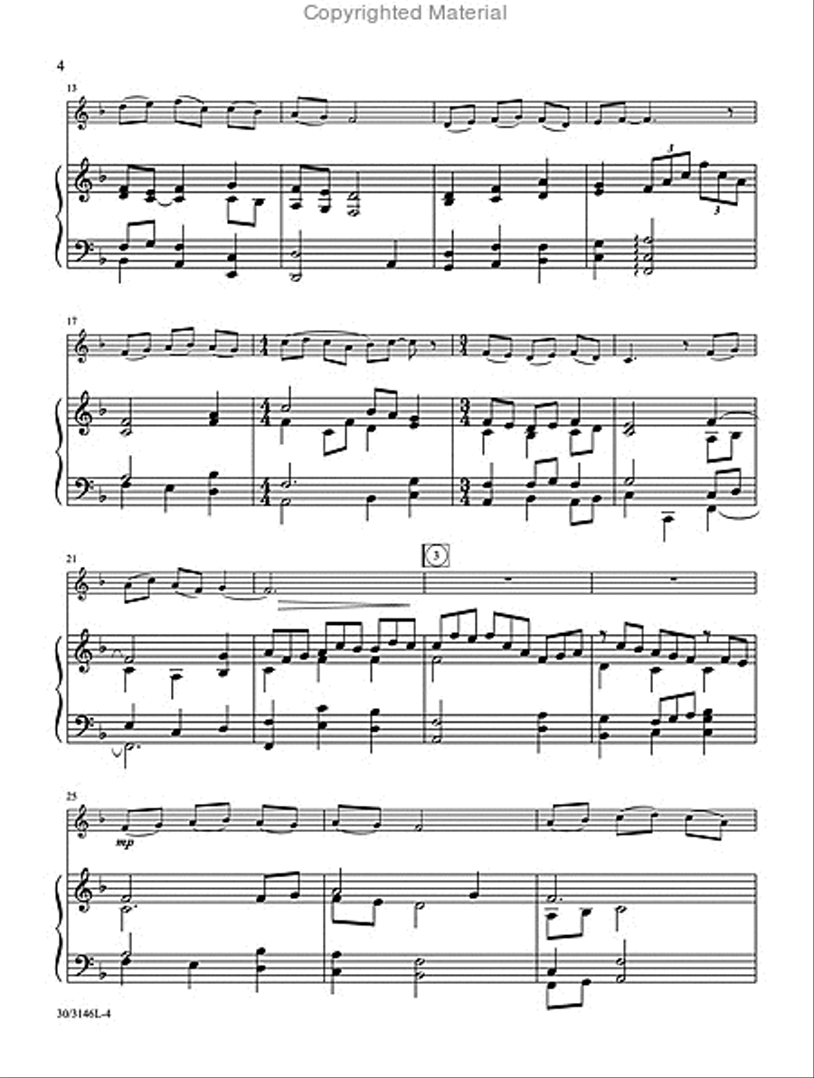 Christmas Winds Clarinet scores gallery preview page 4