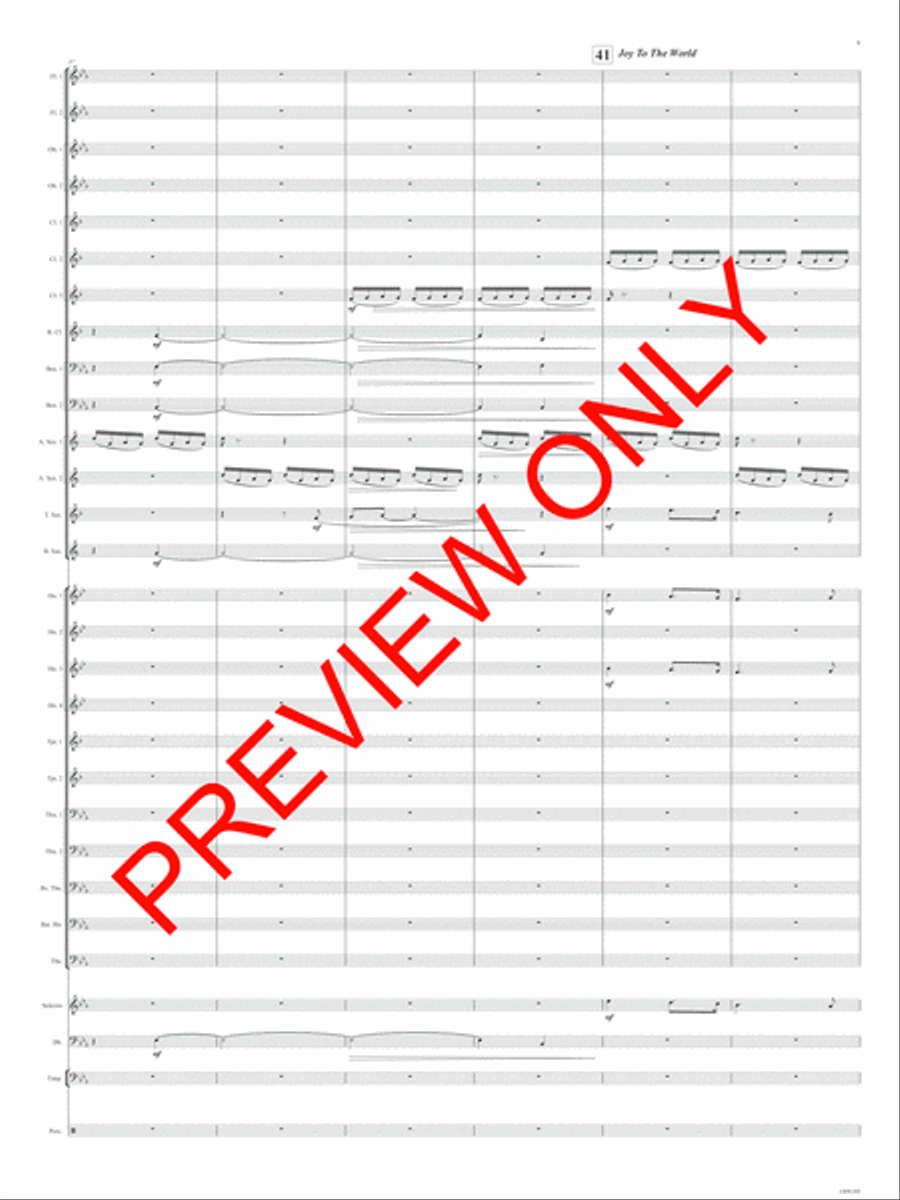 Festive Expressions Concert Band scores gallery preview page 10