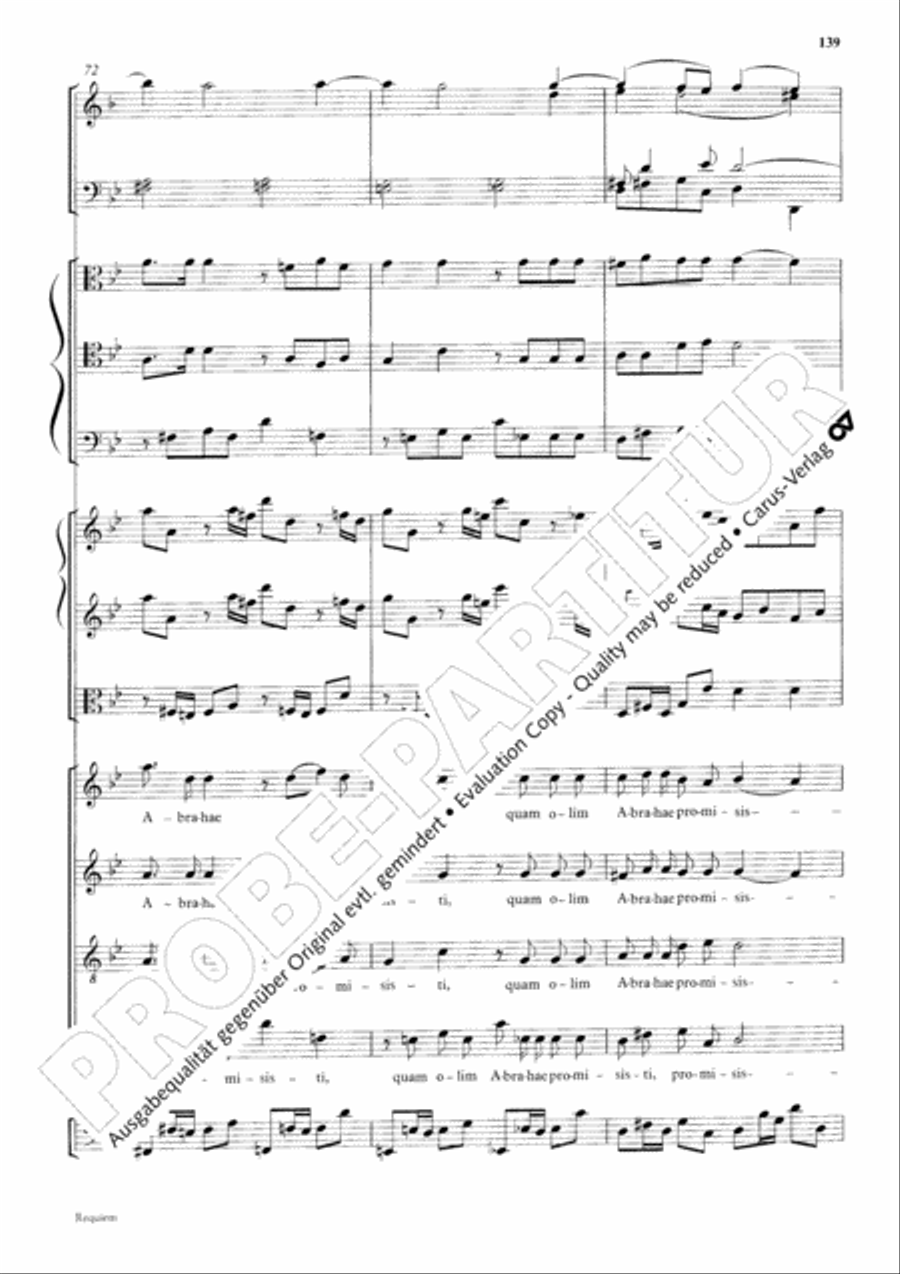 Requiem Requiem 4-Part scores gallery preview page 146