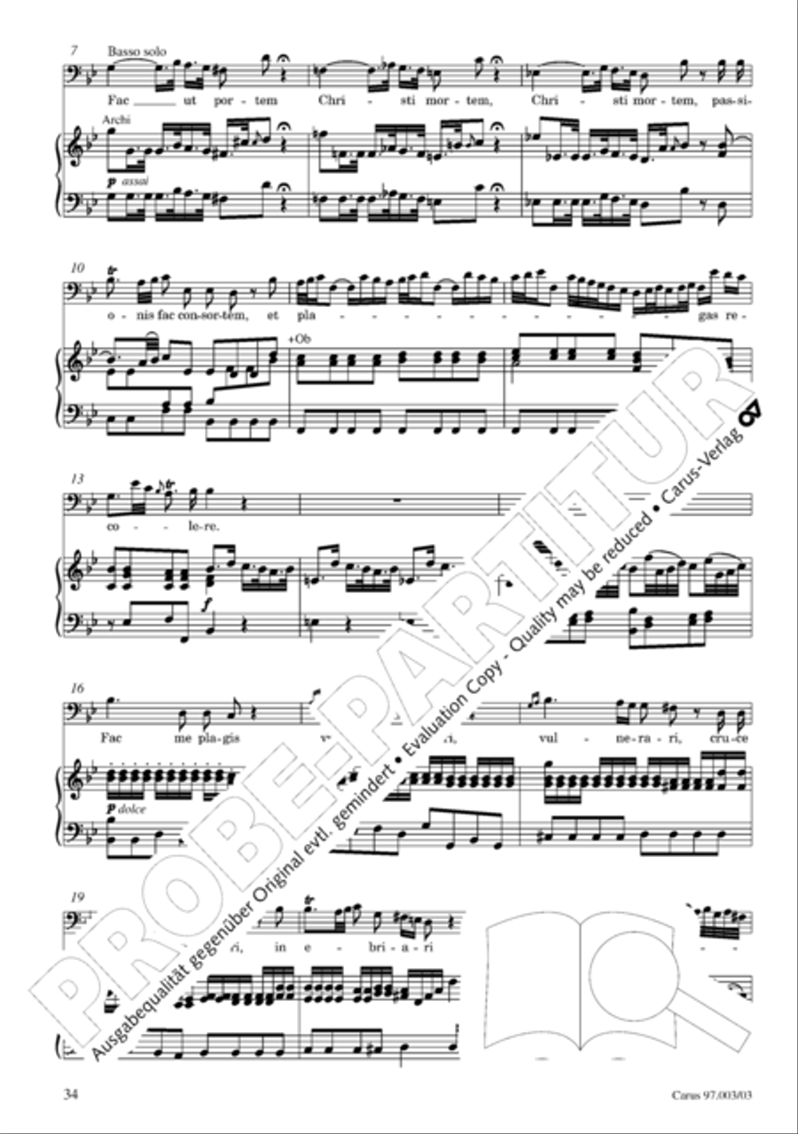 Stabat mater Stabat mater 4-Part scores gallery preview page 35