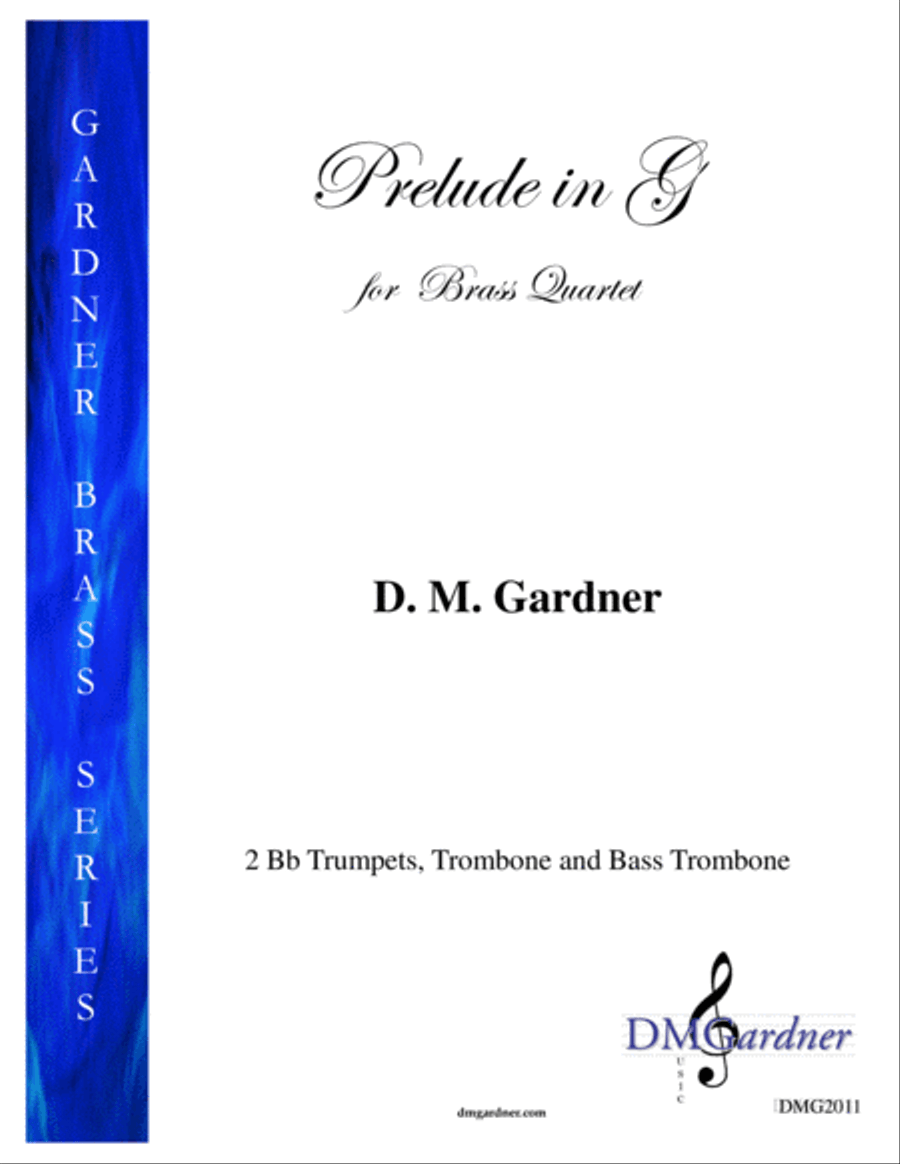 Prelude in G for Brass Quartet Brass Quartet scores gallery preview page 2